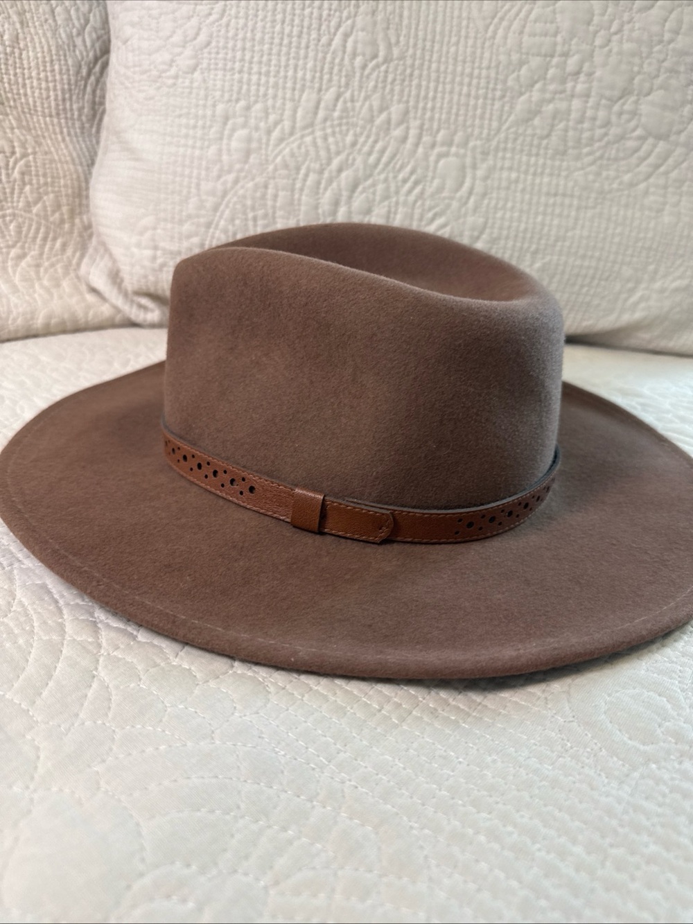 Vintage Eddy Bros Lite Felt Hat
USA Wool Felt Drifter Brown
Packable Hat